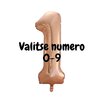 Foliopallo, numero 66cm ja 72cm (täytettynä)