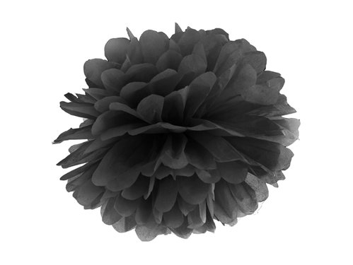 Pompom, musta 25cm 