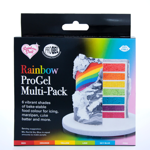 Rainbow Dust ProGel® pastavärisetti, Rainbow
