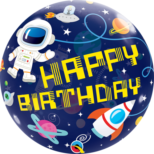 Bubblepallo, bday Outer Space