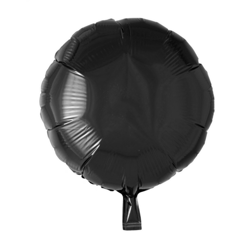 Foliopallo, musta pyöreä Globos 