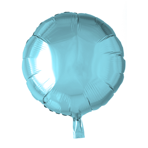 Foliopallo, vaaleansininen pyöreä Globos 