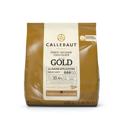 Callebaut GOLD paahdettu valkosuklaa 400g