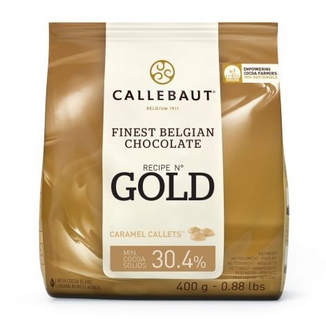 Callebaut GOLD paahdettu valkosuklaa 400g