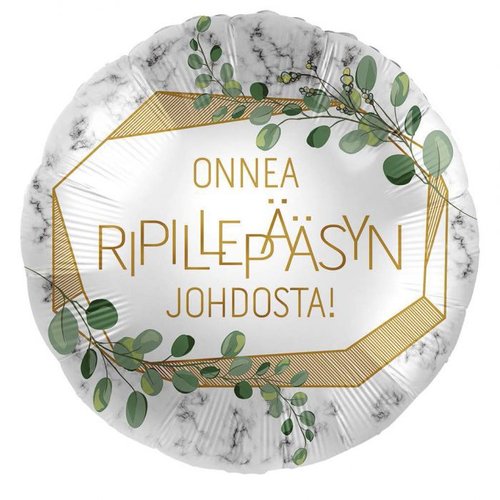 Foliopallo, Onnea ripillepääsyn johdosta