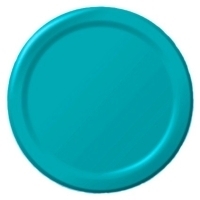 Isot lautaset, turkoosi 