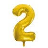 Muotofoliopallo, numero 2 kulta Globos