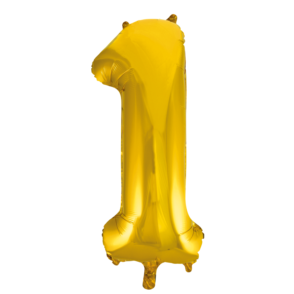 Muotofoliopallo, numero 1 kulta Globos