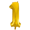 Muotofoliopallo, numero 1 kulta Globos