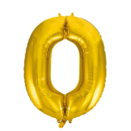 Muotofoliopallo, numero 0 kulta Globos