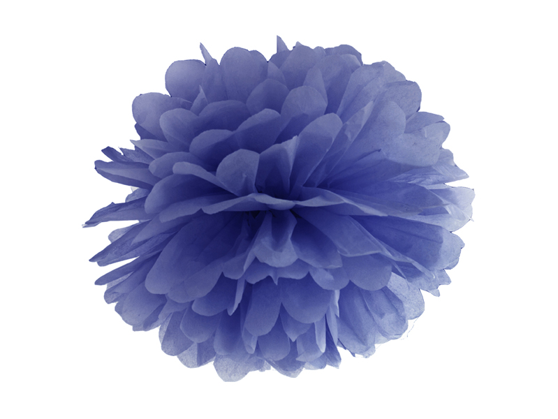 Pompom, tummansininen 25cm