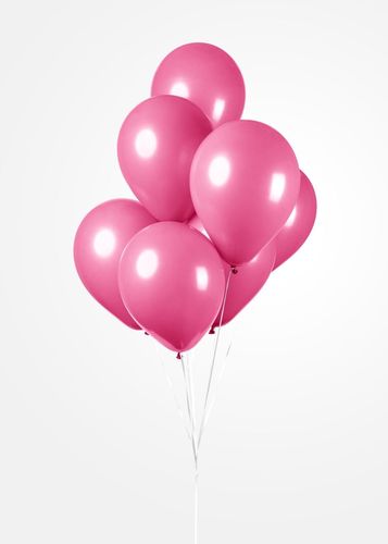 Ilmapallot 10kpl, hot pink 12" Globos