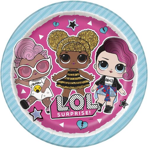 L.O.L surprise isot lautaset