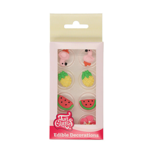 FunCakes syötävä koriste, tropical 8kpl