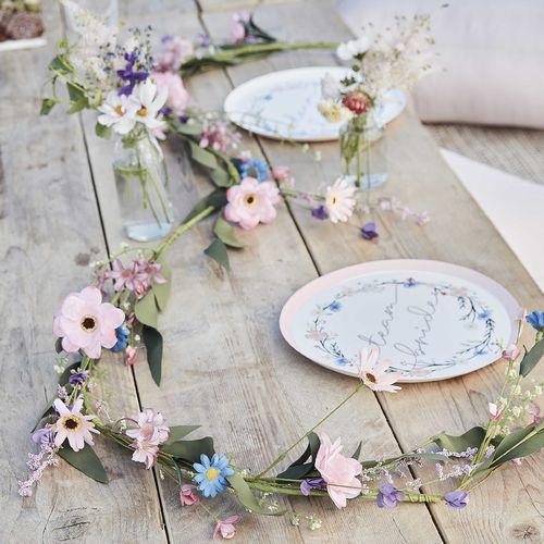 Boho team bride lautaset