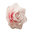 Syötävä koriste, vaaleanpunainen Ruusu 12,5cm