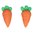 FunCakes syötävä koriste, porkkanat 16kpl