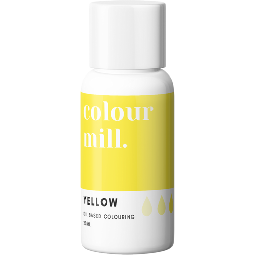 Colour Mill elintarvikeväri, Yellow 20ml  