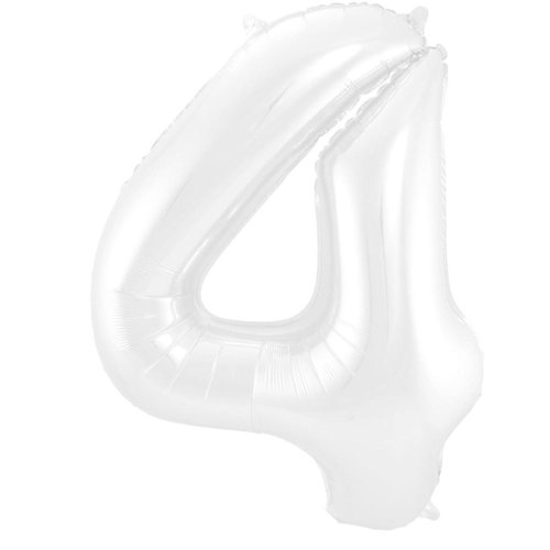 Muotofoliopallo, numero 4 matta valkoinen