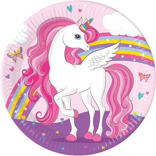 Unicorn Rainbow isot lautaset