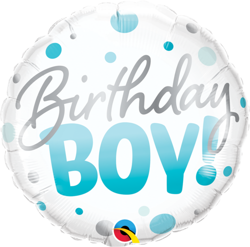 Foliopallo, Birthday Boy blue dots