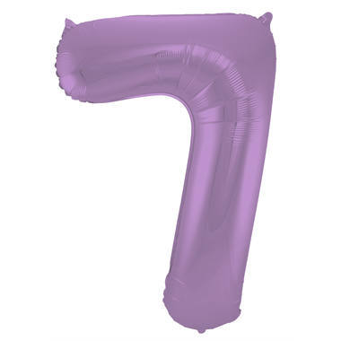 Muotofoliopallo, numero 7 matta violetti