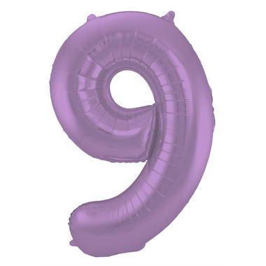 Muotofoliopallo, numero 9 matta violetti