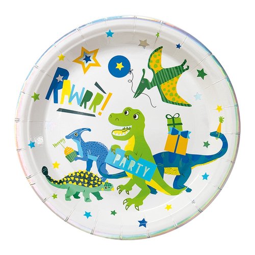 Dinosaurus RAWR isot lautaset