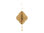 Ornamentti honeycomb, beige tupsulla  