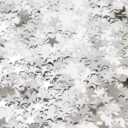 Ripoteltava confetti, Hopeiset tähdet 14g