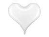 Foliopallo, sydän valkoinen 75cm