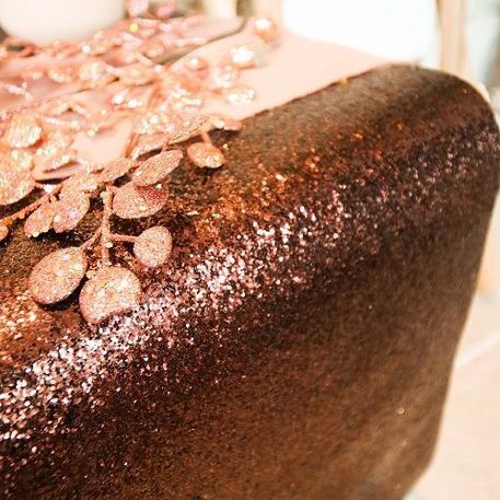 Kaitaliina, glitter marsala