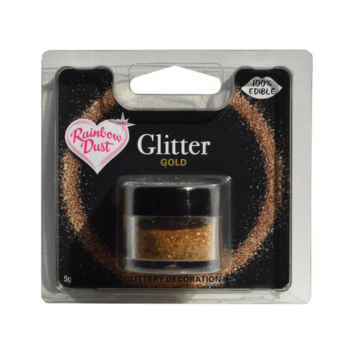 Ripoteltava koristelujauhe, Glitter Gold