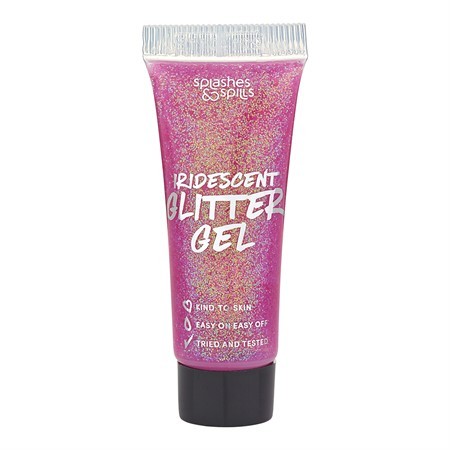 Glittergeeli iholle, pinkki