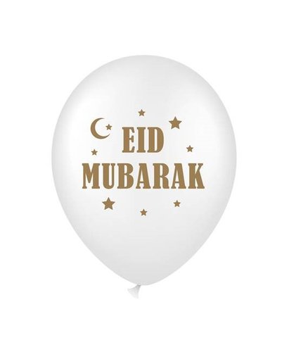Kumipallot 6kpl, Eid Mubarak