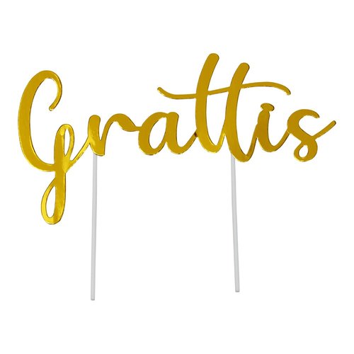 Grattis kakkukoriste