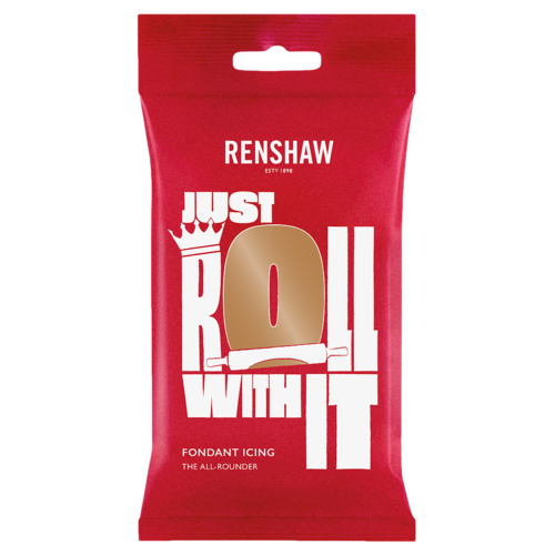 Renshaw sokerimassa, toffeenruskea 250g