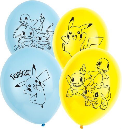Kumipallot 6kpl, Pokemon