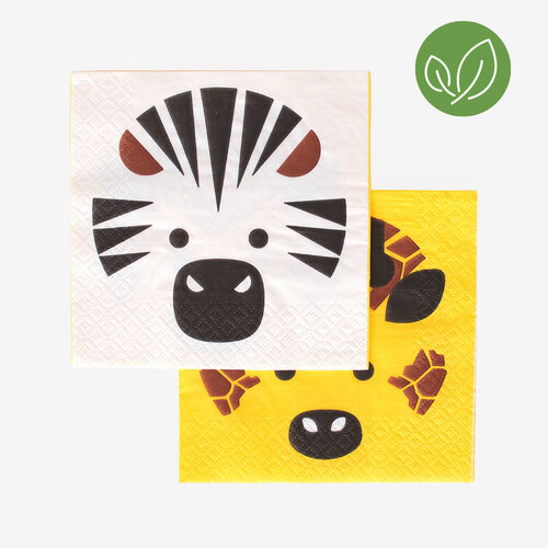 Napkins - Jungle animal