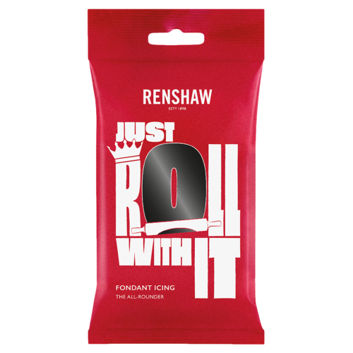 Renshaw sokerimassa, musta 250g
