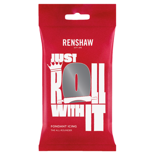 Renshaw sokerimassa, harmaa 250g