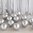 Ilmapallot 40kpl, chrome silver 5"