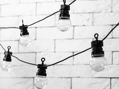 LED hehkulamppu -valosarja 5m (jatkettava)