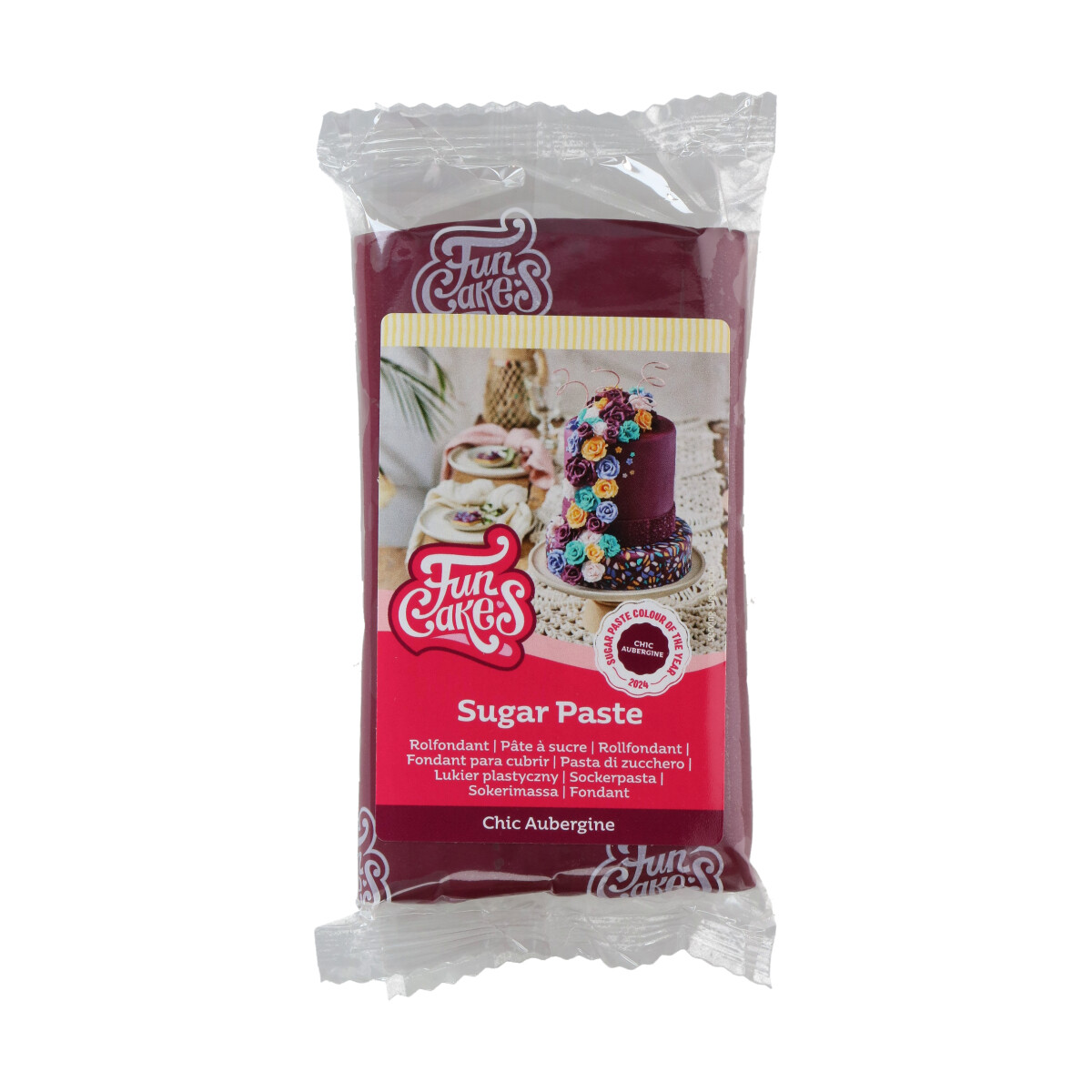 FunCakes sokerimassa, Chic Aubergine 250g