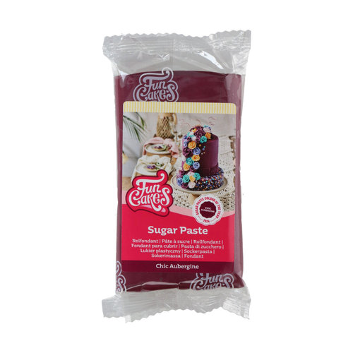 FunCakes sokerimassa, Chic Aubergine 250g