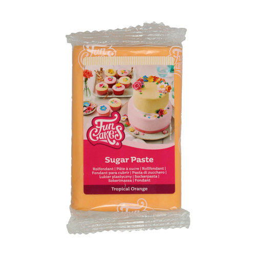 FunCakes sokerimassa, Tropical Orange 250g