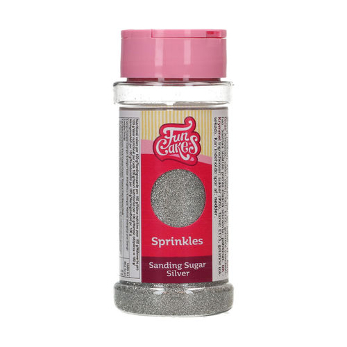 FunCakes värisokeri, hopea 80g
