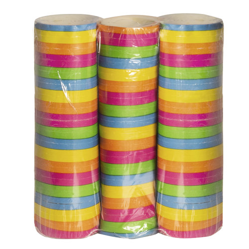 Serpentiinirullat, rainbow 3 kpl