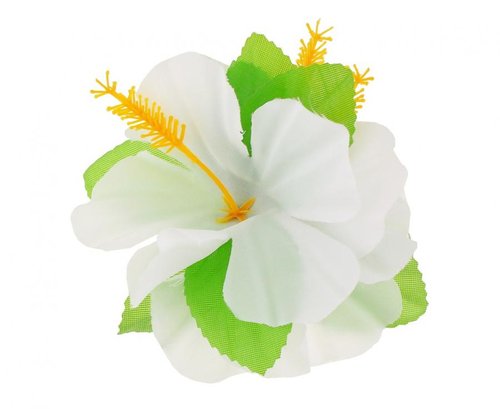Hawaiian hiuskoriste, valkoinen kukka
