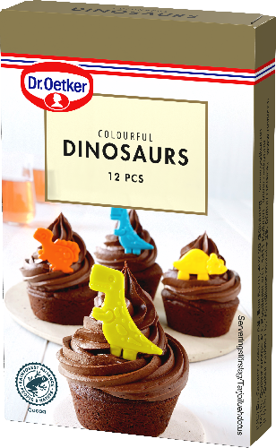 Dr Oetker koristekuviot, Dinosaurukset 12kpl